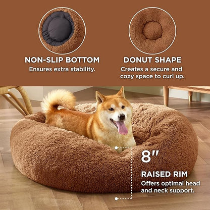 Bedsure Calming Dog Bed for Medium Dogs 30 inches 45 lbs