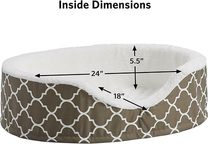 MidWest Homes for Pets Orthoperdic Egg-Crate Nesting Pet Bed w/ Teflon Fabric Protector