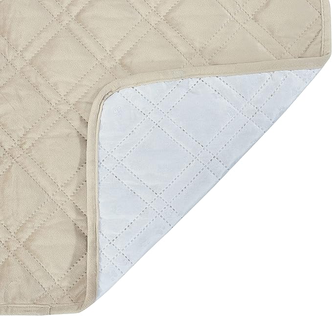 Brilliant Sunshine Premium Beige Silky Velvet Pet Sofa Bed