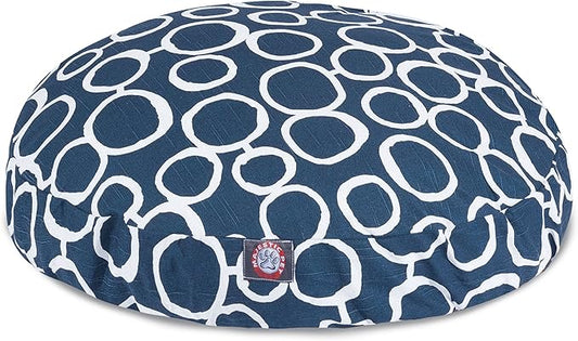 Majestic Pet Fusion Navy Large Round Pet Bed