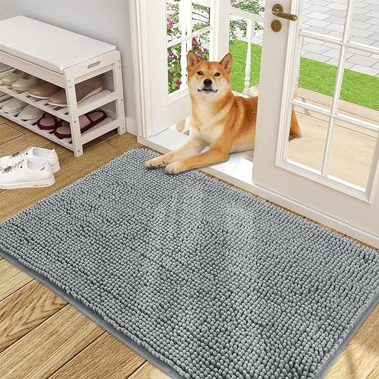 OLANLY Dog Door Mat for Muddy Paws 48x30