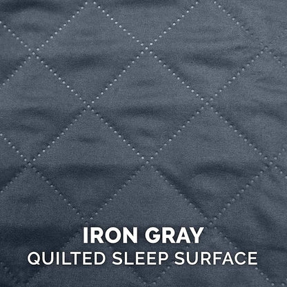 Furhaven Memory Foam Dog Bed for Large/Medium Dogs w/ Removable Bolsters & Washable Cover 55 lbs