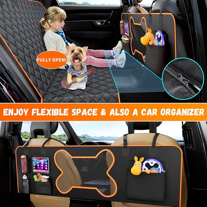 Dog Seat Cover for Car Back Seat