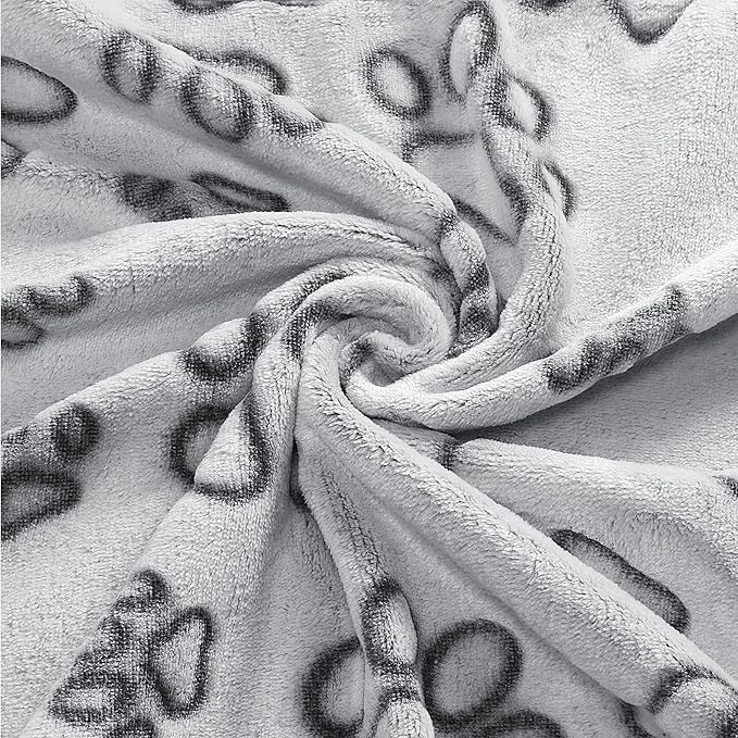 UTTPLL Stuffed-Premium-Dog-Blankets-Flannel Pet Printed Throw Soft Fluffy Fleece