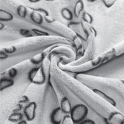 UTTPLL Stuffed-Premium-Dog-Blankets-Flannel Pet Printed Throw Soft Fluffy Fleece
