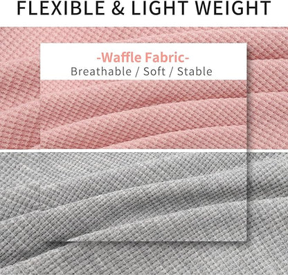 KYEESE 2Pack Dog Shirts Waffle for Small Dogs Stretchy Dog T-Shirts Lightweight Dog Tank Top Sleeveless Dog Vest Breathable Cat Shirt