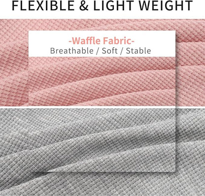 KYEESE 2Pack Dog Shirts Waffle for Small Dogs Stretchy Dog T-Shirts Lightweight Dog Tank Top Sleeveless Dog Vest Breathable