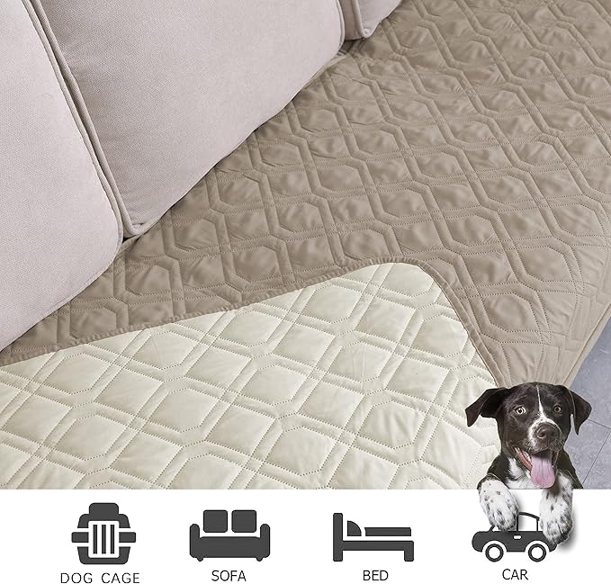 Ameritex Waterproof Dog Bed Cover Pet Blanket for Furniture Bed Couch Sofa Reversible