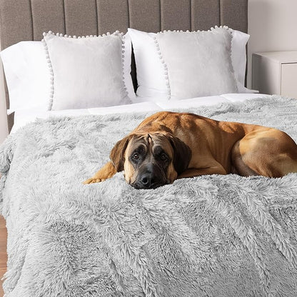 PetAmi Waterproof Dog Blanket for Large Dog 90x90 Light