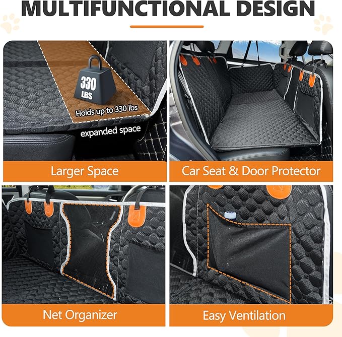 Dog Back Seat Cover Extender