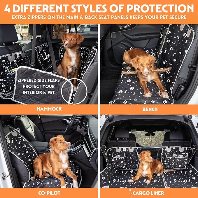 Dog Seat Cover 6 in 1 Trunk, 600D Durable