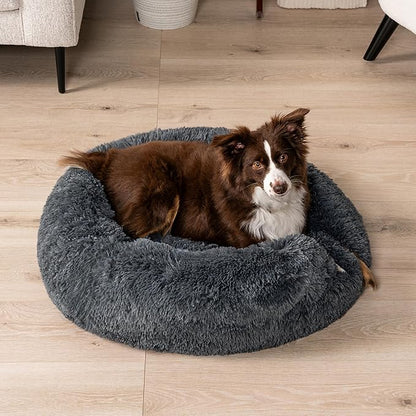 PetAmi Calming Dog Bed for Small Medium Dog Cat 45 lbs, 30 inch,
