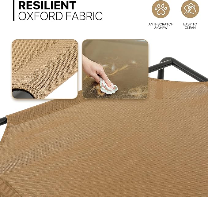 MoNiBloom Elevated Dog Bed for Large Dogs 54 Inches