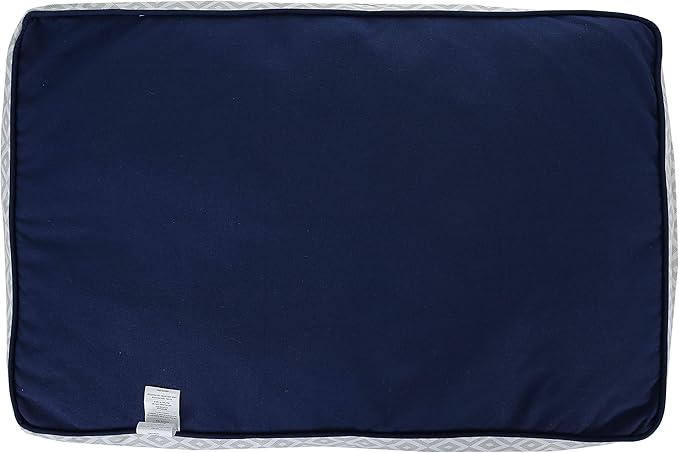 Now House for Pets by Jonathan Adler Grey Diamond Cushion Dog Bed (FF16059)