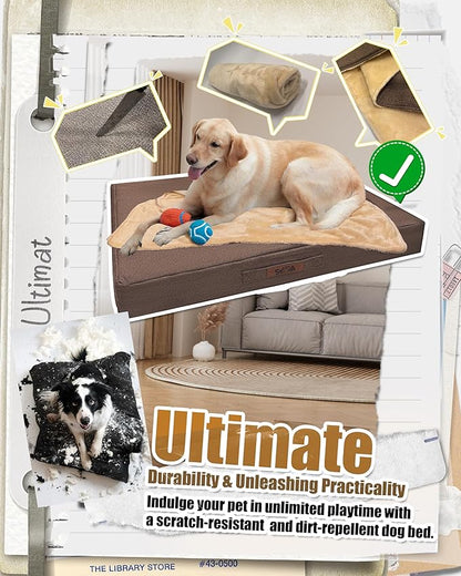 Sytopia Outdoor Dog Beds for for XLarge Sized Dogs with Detachable Blanket