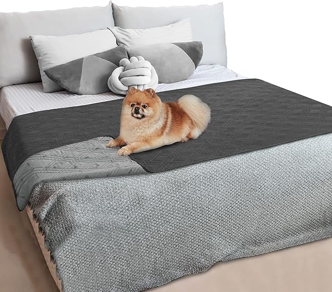 PetAmi Waterproof Couch Cover for Dogs 52x82 Gray