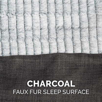 Furhaven Memory Foam Dog Bed for Large Dogs w/ Removable Bolsters & Washable Cover 95 lbs