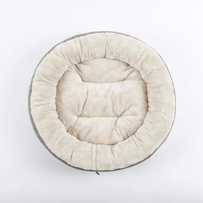Love's cabin Round Donut Cat and Dog Cushion Bed 20in Bed