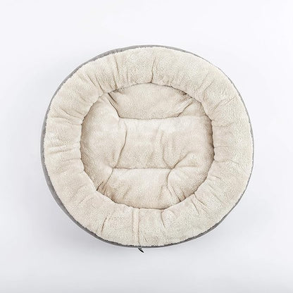 Love's cabin Round Donut Cat and Dog Cushion Bed 20in Bed