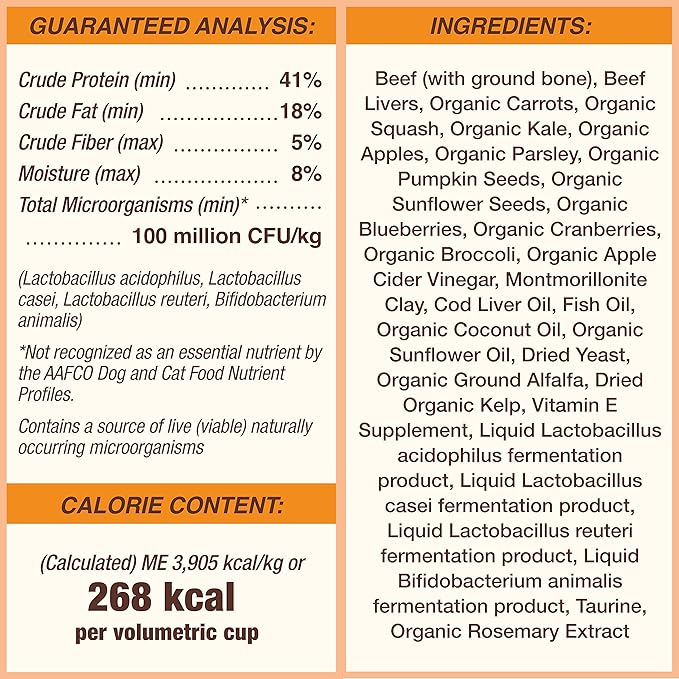 Primal Freeze Dried Dog Food Pronto, Beef; Scoop & Serve, Complete & Balanced Meal; Also Use as Topper or Treat; Premium, Healthy, Grain Free High Protein Raw Dog Food (7 oz)