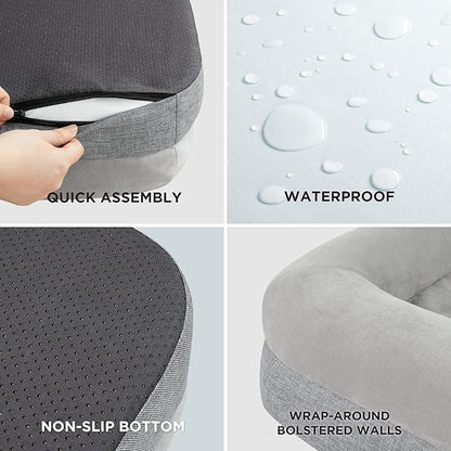 Lesure Memory Foam Dog Bed