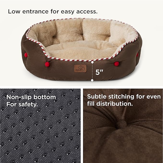 Bedsure Dog Beds for Small Dogs 25 Inches,