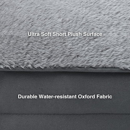 Orthopedic Dog Bed Waterproof Durable Dog Beds with Removable Washable Cover Anti-Slip Bottom Pet Sleeping Mattress for Extra Large Dogs 41 x 27 inch,