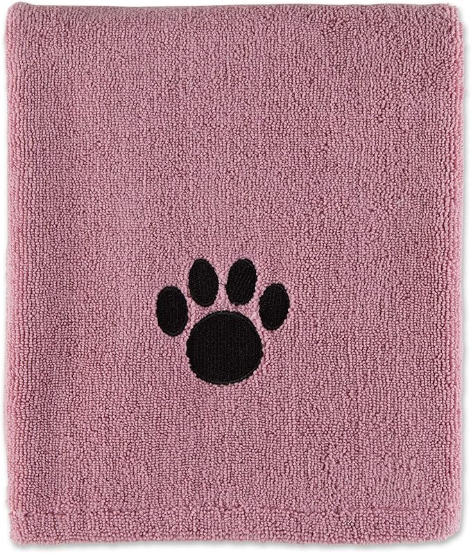 Bone Dry Pet Grooming Towel Collection Absorbent Microfiber X-Large 41x23.5", Embroidered