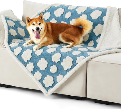 Lesure Waterproof Dog Blanket for Large Dogs 3D Textured