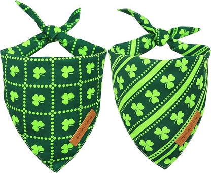 Realeaf St. Patrick's Day Dog Bandanas 2 Pack