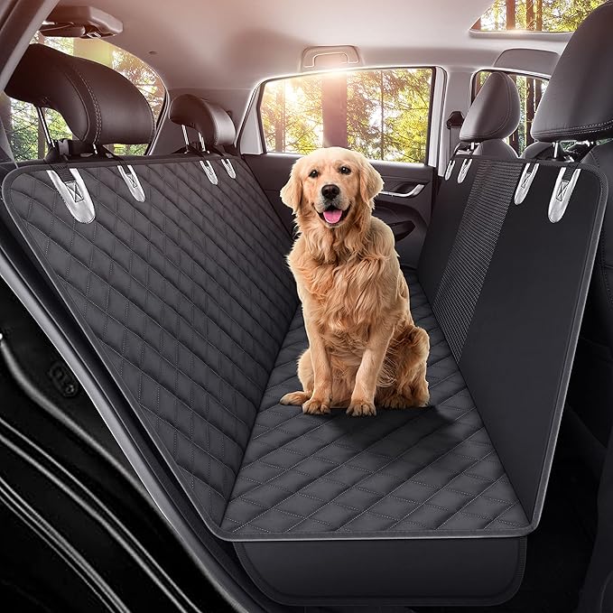 GXT Dog Back Seat Cover Protector for Cars SUV and Trucks with Mesh Window