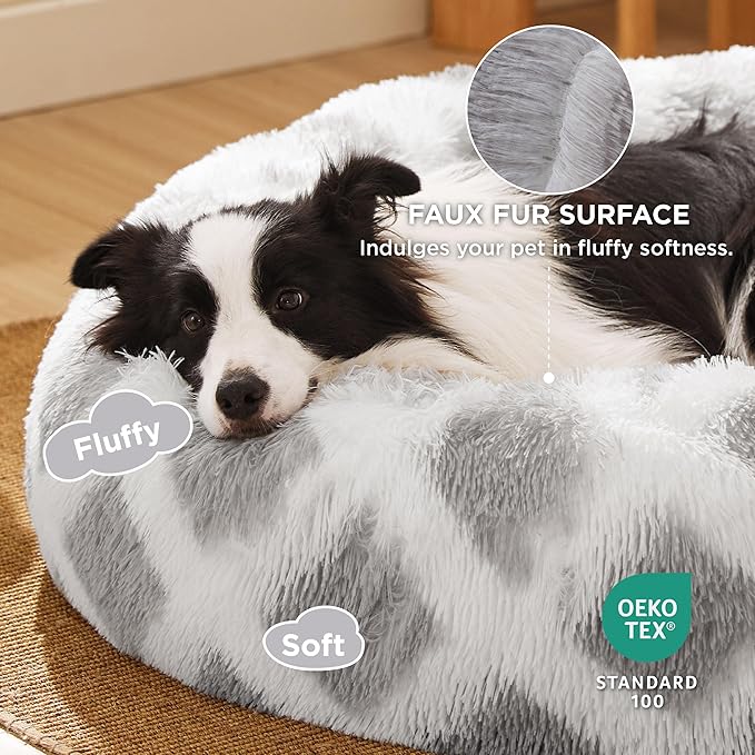 Bedsure Calming Dog Bed for Large Dogs 36 inches 100 lbs