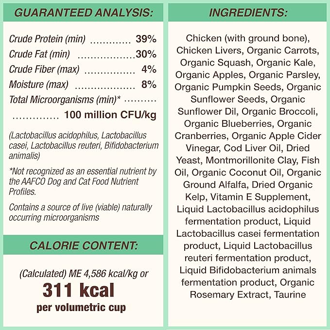 Primal Freeze Dried Dog Food Pronto, Chicken; Scoop & Serve, Complete & Balanced Meal; Also Use As Topper or Treat; Premium, Healthy, Grain Free, High Protein Raw Dog Food (16 oz)