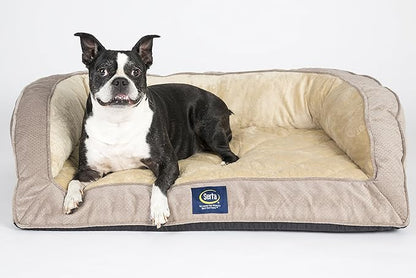 Serta Ortho Quilted Couch Pet Bed