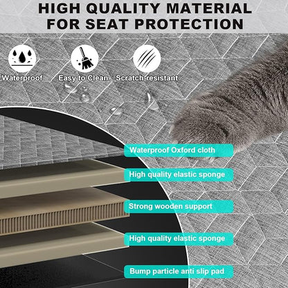 Back Seat Extender for Dogs Dog Seat Cover for Back Seat