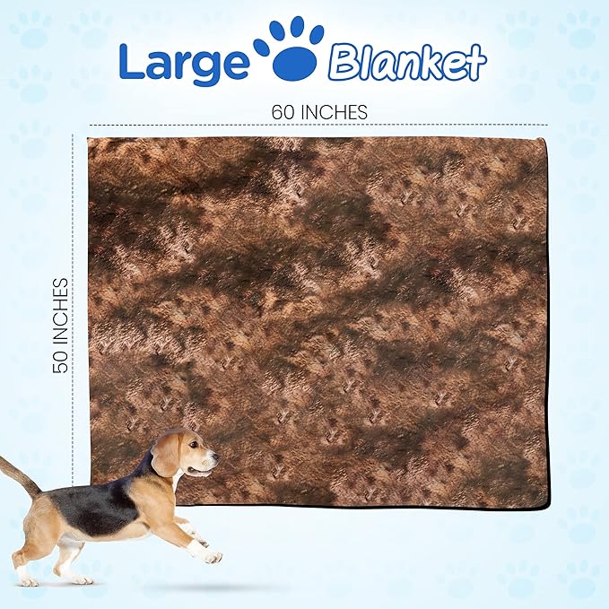 PupProtector Waterproof Throw Blanket for Dogs and Cats (60" L 50" W)
