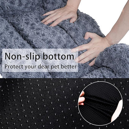 Dog Beds Crate Pad for Medium (41"x27"Dark Grey)