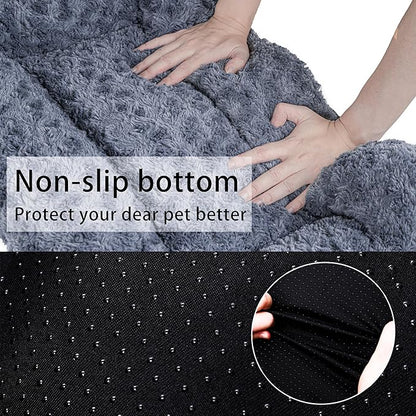 Dog Beds Crate Pad for Medium (23"x18"Dark Grey)