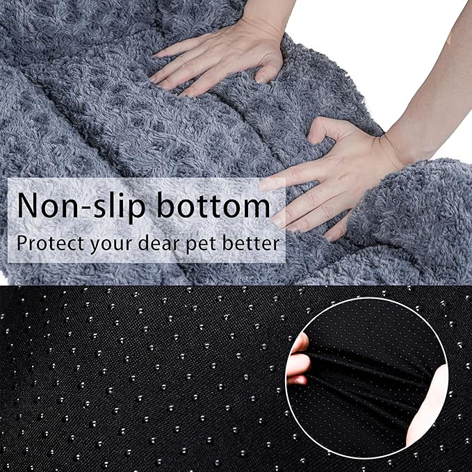 Dog Beds Crate Pad for Medium (47"x29"Dark Grey)