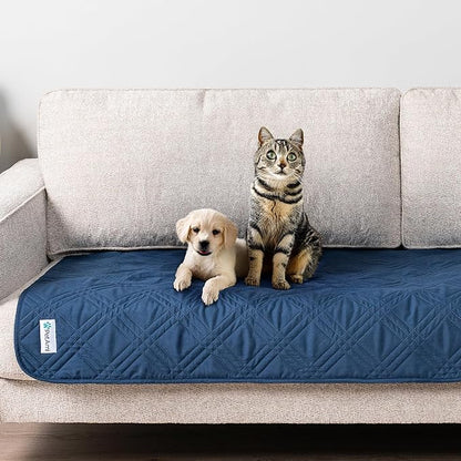 PetAmi Waterproof Couch Cover for Dogs 30x70 Blue