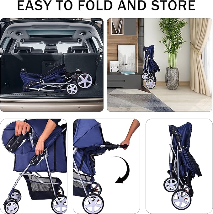 Elevon Pet Stroller 4 Wheels