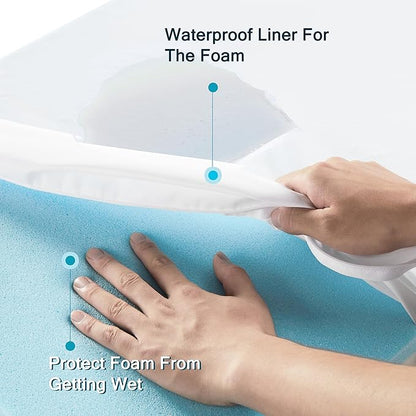 Memory Foam Dog Bed for Crate 36 Inches,