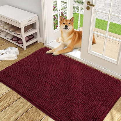 OLANLY Dog Door Mat for Muddy Paws 48x30