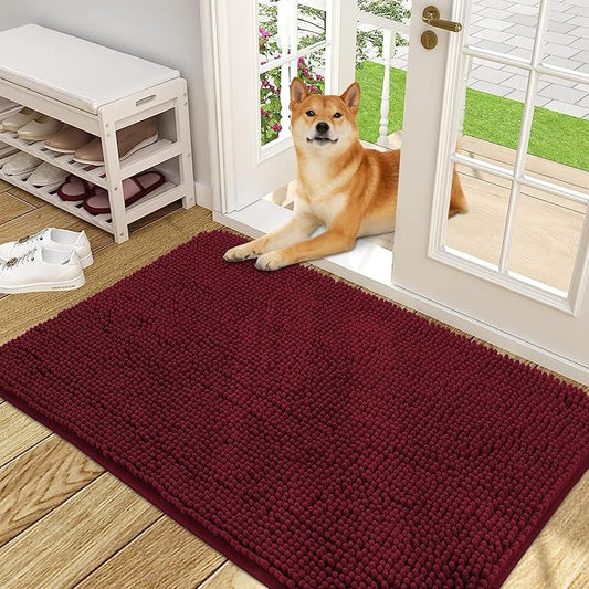 OLANLY Dog Door Mat for Muddy Paws 48x30
