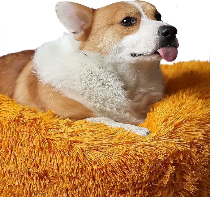 Pet Beds for Medium Dogs Calming Dog Bed 30 Inches