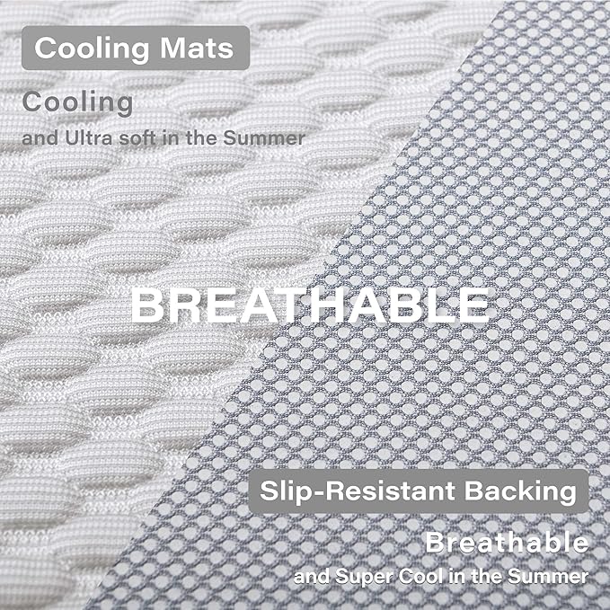 MICROCOSMOS Pet Cooling Mat & Sleeping Pad- Breathable Bubble Surface