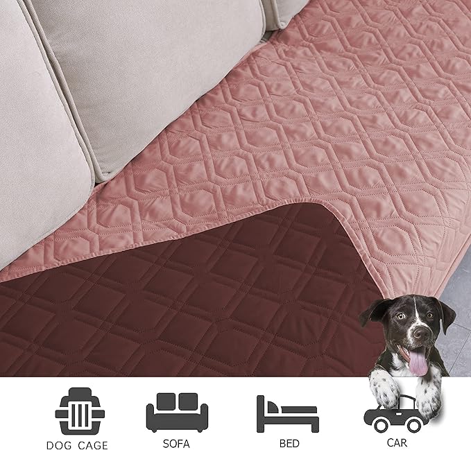 Ameritex Waterproof Dog Bed Cover Pet Blanket for Furniture Bed Couch Sofa Reversible