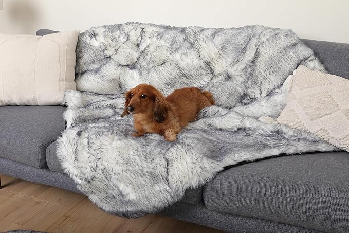PupProtector Luxe Waterproof Throw Blanket for Dogs and Cats (60" L 50" W)
