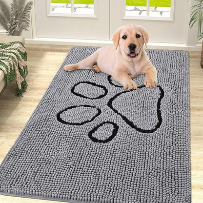 smiry Dog Door Mat for Muddy Paws (47x32 Inches,
