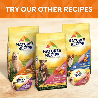 Nature′s Recipe Small Bites Chicken, Barley & Brown Rice Recipe Dry Dog Food, 4 lb. Bag